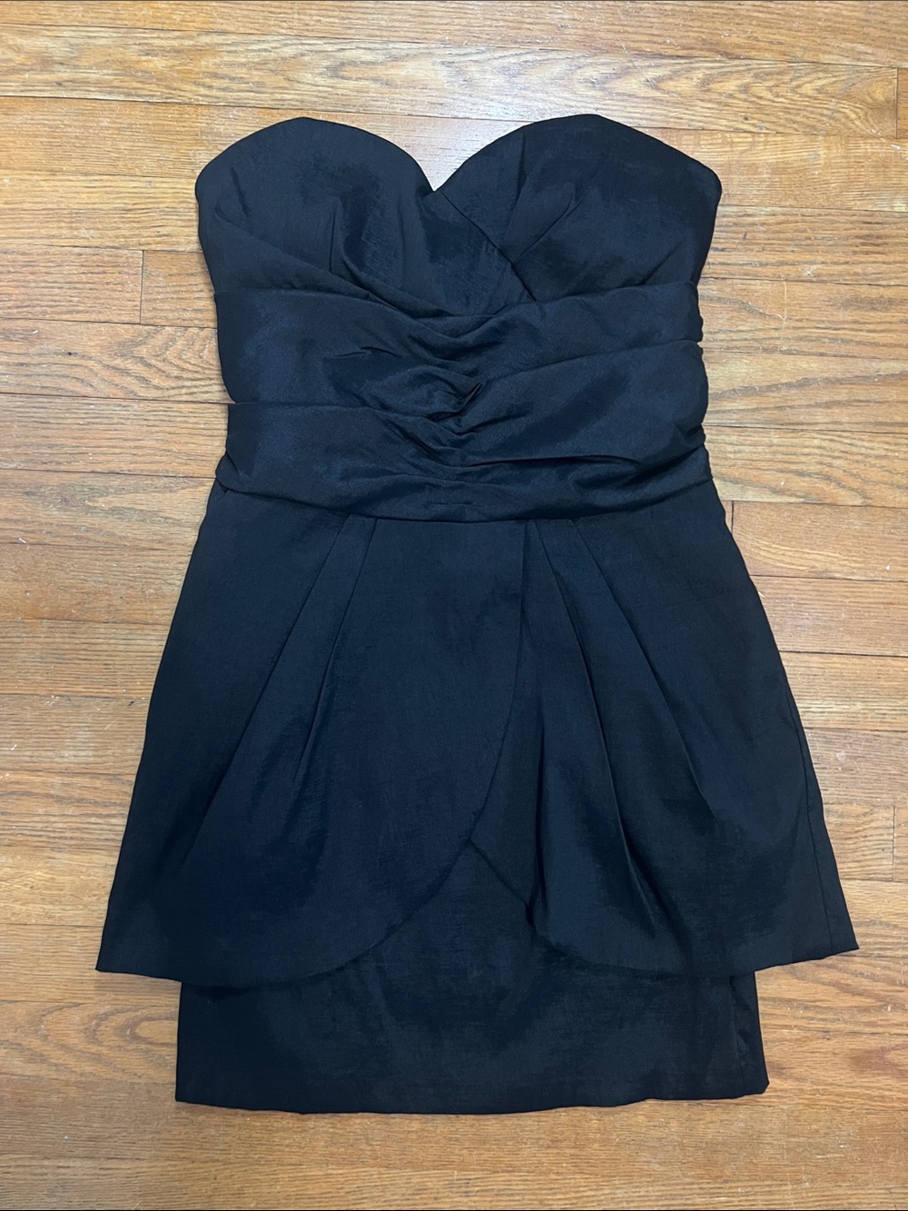 VTG Sweet Rain Archival Strapless Tulip Petal Dress - Sweetheart Cocktail Mini-M